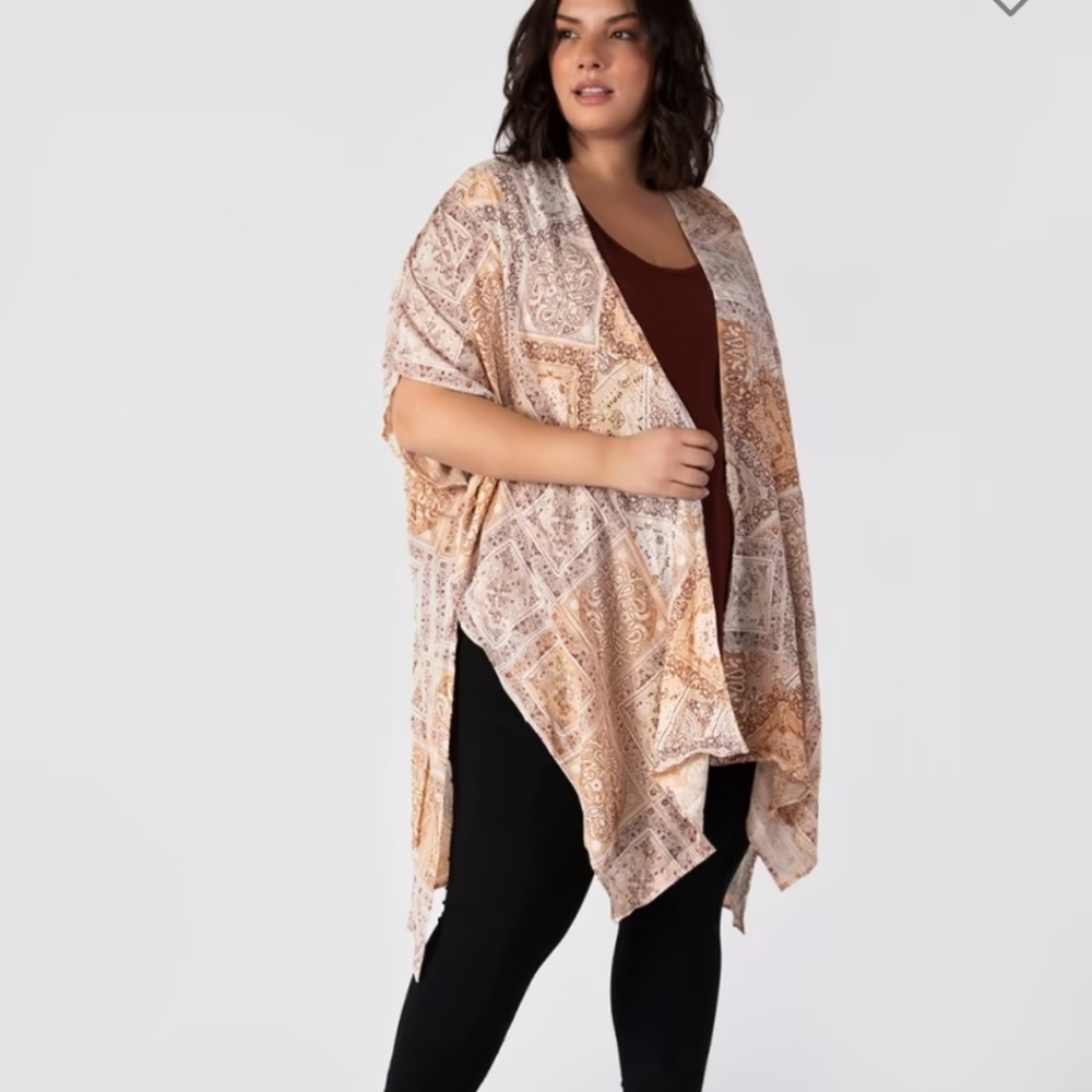 Siai printed kimono